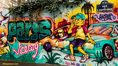 Le street Art, l'art de rue à PARIS 